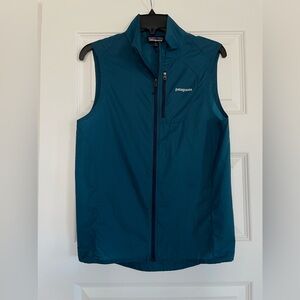 Patagonia Teal Blue Windbreaker Lightweight Zip-Up Jacket